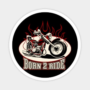 Cartoon Motorbike Magnet